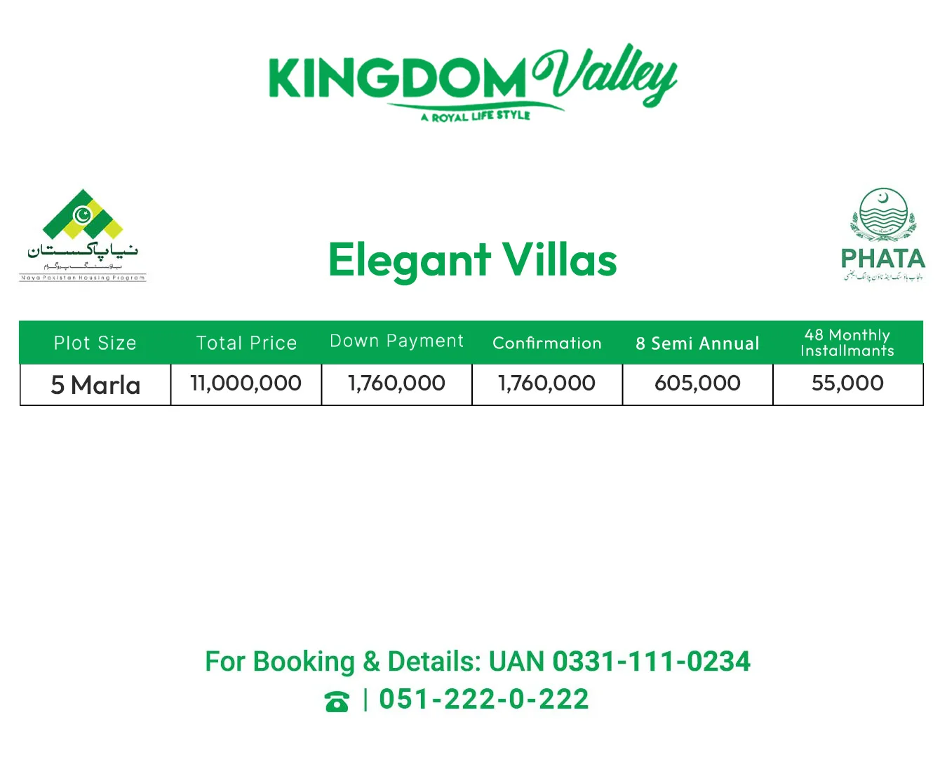 Kingdom Valley elegant villas